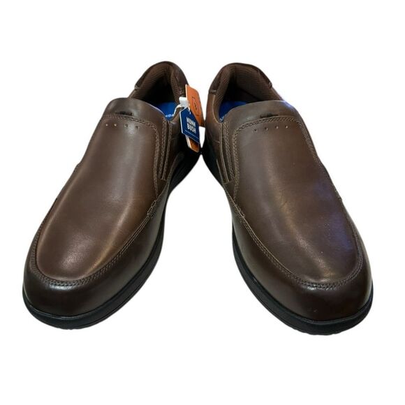 New NUNN BUSH Men\'s Cam Moc Toe Slip On Brown Shoes Loafers 10 10W main image 4